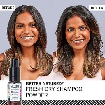 Better Natured Refresh & Boost Dry Hair Shampoo Powder for Volumizing & Texturizing - for All Hair Types, .32 oz