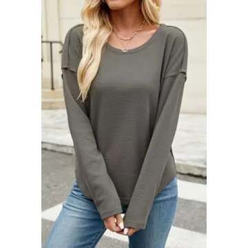 Allimy Women's Stylish Crewneck Sweatshirt for Any Occasion