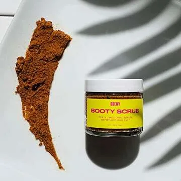 Becky | Natural Walnut Scrub + Exfoliator for Smooth Skin – Reduces Cellulite, Stretch Marks, Bikini Bumps, and Dry Skin | For Butt, Thighs, Legs, and Body