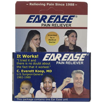 Ear Ease Pain Reliever for Adults, Children & Senior Citizens-Natural, Safe, Non-Invasive, Fast Acti...