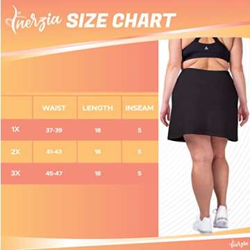 2 Pack Tennis Pickleball Skorts Plus Size Skirts for Women High Waisted Active Skort Golf and Tennis Skirts for Women Black and Black 2X