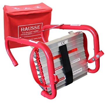 Hausse Retractable 2 Story Fire Escape Ladder - Your Family's Safety Essential