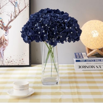 Stunning Navy Blue Silk Hydrangeas for All Occasions