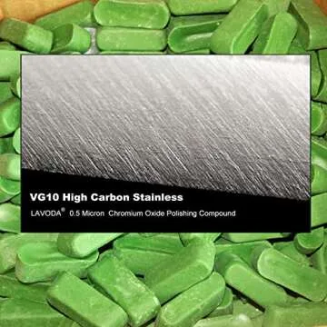 Leather Strop Compound Set for Knife Sharpening & Polishing