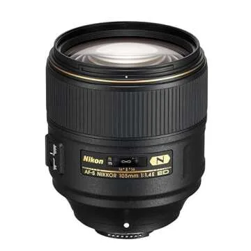 Nikon AF-S FX NIKKOR 105mm f/1.4E ED Lens with Auto Focus for Nikon DSLR Cameras