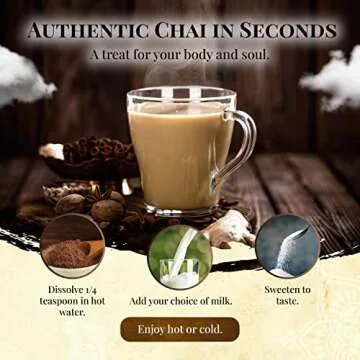 Blue Lotus Chai Tea - Authentic Organic Masala Chai Powder