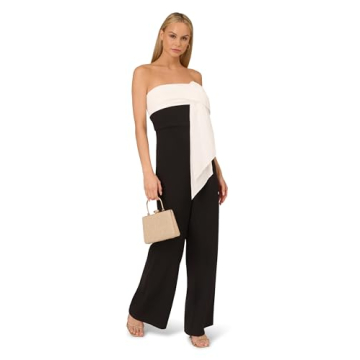 Elegant Adrianna Evening Strapless Jumpsuit for Women