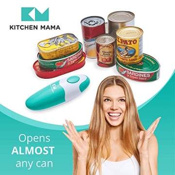 Kitchen Mama Electric Can Opener Opens All Cans Effortlessly