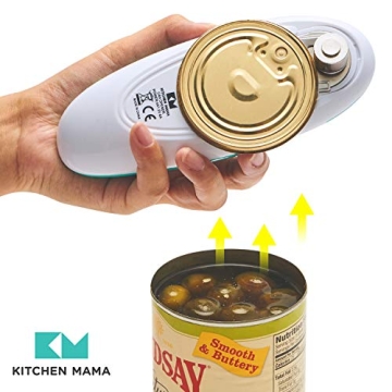 Kitchen Mama Electric Can Opener Opens All Cans Effortlessly