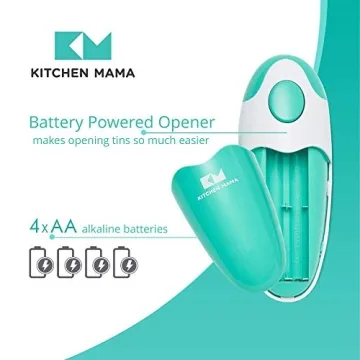 Kitchen Mama Electric Can Opener Opens All Cans Effortlessly