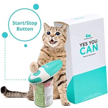 Kitchen Mama Electric Can Opener Opens All Cans Effortlessly