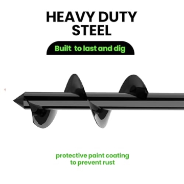 K-Brands Auger Drill Bit – 3x12 Inch Gardening Tool