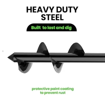 K-Brands Auger Drill Bit – 3x12 Inch Gardening Tool