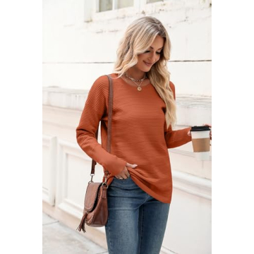 Zeagoo Women's Casual Pullover Sweater for Fall 2025