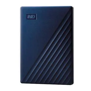 WD 2TB My Passport for Mac, Navy, Portable External Hard Drive with backup software and password pro...