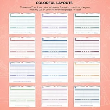 Clever Fox Habit Tracker Calendar for 2-Year Planning