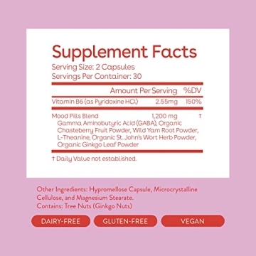 Love Wellness Mood Pill Supplement for Happy Mood