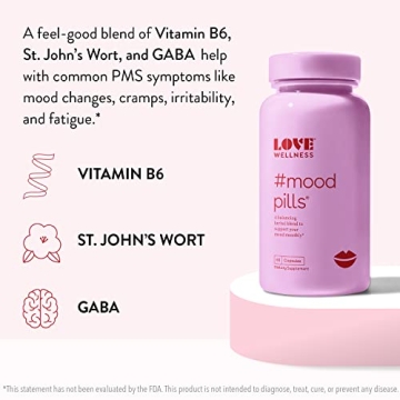 Love Wellness Mood Pill Supplement for Happy Mood