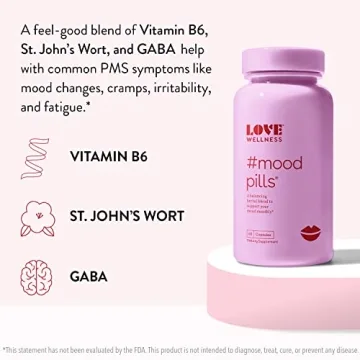 Love Wellness Mood Pill Supplement for Happy Mood