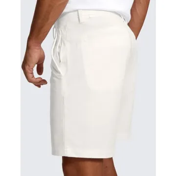 CRZ YOGA Men’s All Day Comfy Golf Shorts - 7" Style and Comfort