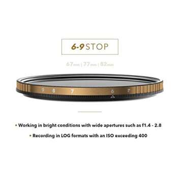 Polar Pro 67mm (6-9 Stop) Variable Neutral Density Filter Peter McKinnon Edition
