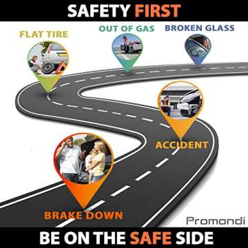 Promondi LED Road Flares Emergency Safety Kit for Cars