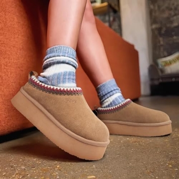 FITORY Women's Platform Slippers - Cozy Style for All Occasions