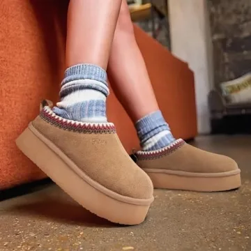 FITORY Women's Platform Slippers - Cozy Style for All Occasions