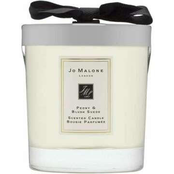 Jo Malone Peony & Blush Suede Home Candle 200g – Luxurious Scent