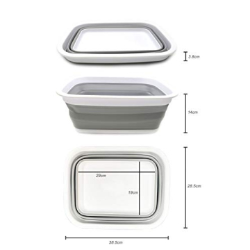Versatile SAMMART Collapsible Tub for Outdoor & Home