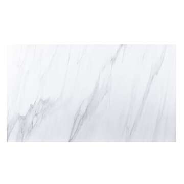 Acme Yabeina Dining Table in Marble Top and Gray Oak Finish