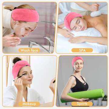 Ultra Soft Adjustable Makeup Hair Band for Women