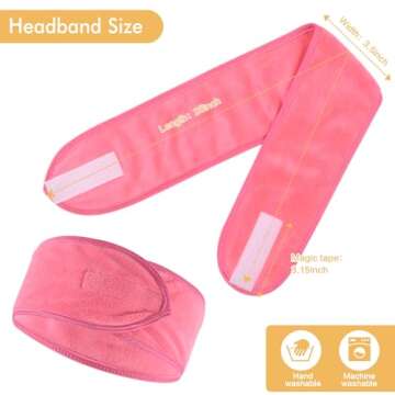 Ultra Soft Adjustable Makeup Hair Band for Women