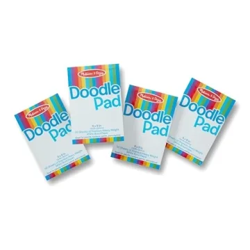 Melissa & Doug Drawing Paper Pad (6 x 9 inches) - 50 Sheets, 4-Pack - Kids Drawing Paper, Drawing An...