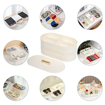 Yesesion Stackable Plastic Cord Organizer Box with Ties