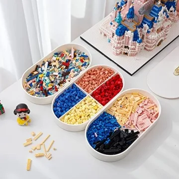 Yesesion Stackable Plastic Cord Organizer Box with Ties