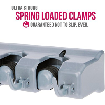 Berry Ave Broom Holder Wall Mount and Organizer