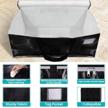 EpicTotes Extra Large Moving Bags for Easy Storage and Travel
