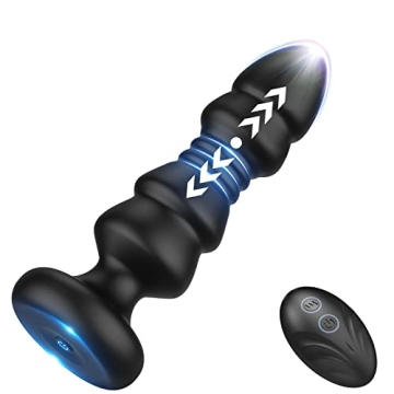 Thrusting Sex Toys Anal Plugs - Anal Toys Sex Toy Remote Control Vibrating Butt Plug G Spot Vibrator...