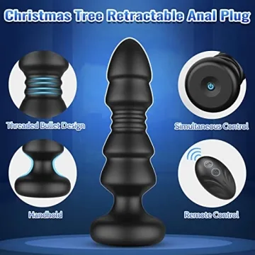 Thrusting Anal Vibrator - Remote Control & Versatile