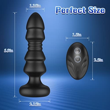 Thrusting Anal Vibrator - Remote Control & Versatile