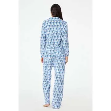 Women Monkey Pajamas Lounge Set Soft Cute Pjs
