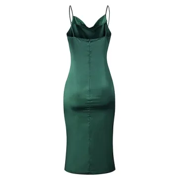 Elegant xxxiticat Women's Satin Cocktail Dress
