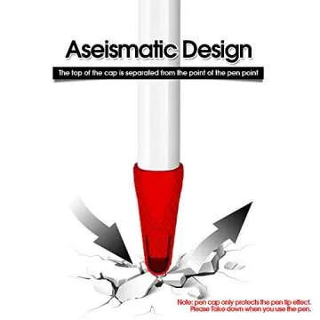 AWINNER Silicone Case Compatible with Apple MU8F2AM/A Pencil (2nd Generation) Holder Sleeve Skin Pocket Cover Accessories for iPad Pro (3rd Generation),Protective Nib Covers (Pink)