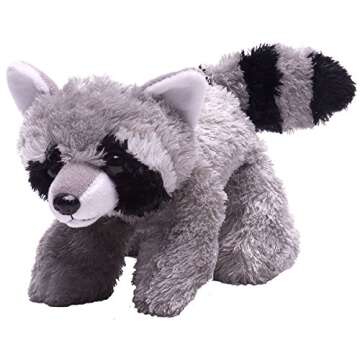 Wild Republic Raccoon 7" Plush Toy - Adorable and Durable Stuffed Animal