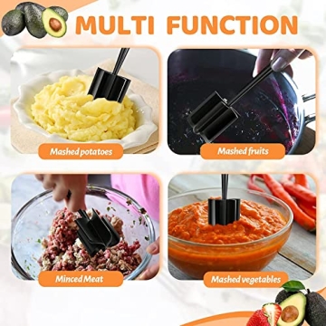 Versatile Meat Chopper & Masher - Heat Resistant Nylon Tool