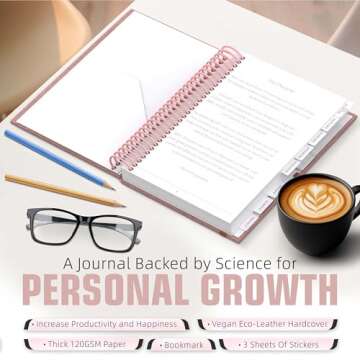 Self Care Journal for Mental Health & Wellness Planning