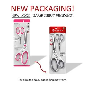 SINGER 07175 Sewing and Detail Scissors Set - Comfort Grip Precision Cutting