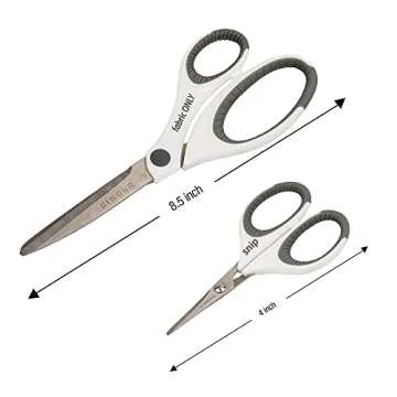SINGER Sewing and Detail Scissors Set - Comfortable Precision Cutting