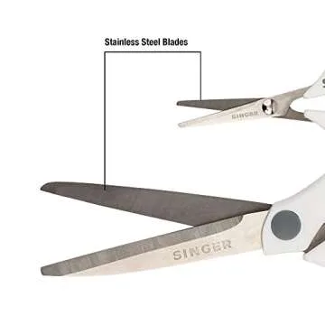 SINGER Sewing and Detail Scissors Set - Comfortable Precision Cutting